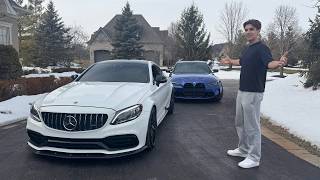 pov: your friend surprises you with C63s AMG
