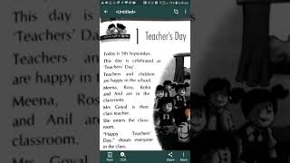 Class 1st Teacher day