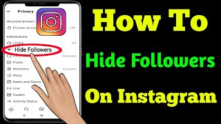 How To Hide Instagram Followers And Following List (2023) | Hide follower list on instagram