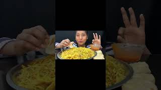 EATING SPICY🥵CHOWMAIN WITH CHICKEN MOMOS 😋 #mukbang #shorts #spicyfood #momos #chowmain