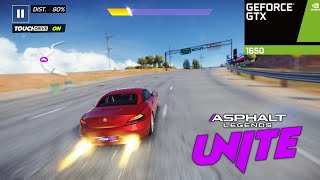Asphalt Legends Unite Gameplay PC Nvidia GTX 1650 4GB | Lenovo Ideapad Gaming 3