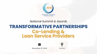Teaser of National Summit and Awards on Transformative Partnerships: Co-lending and LSPs