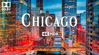 CHICAGO 4K Video Ultra HD - Inspiring Cinematic Music With Beautiful Cityscape - 60 FPS