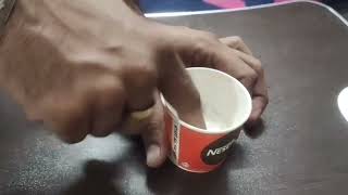 Paper Glass Se Pani Gayab! Magic Trick 😱 #scienceexperiment