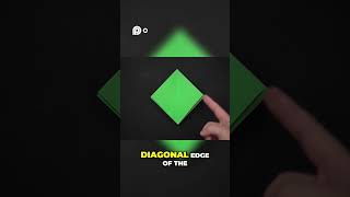 Origami  Simple Diagonal Fold Tutorial for Beginners  #movies #challenge #cinema #cinephile