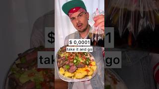 Little baked POTATO with cheese sauce,steak and soda in bag😎❤️🥔🧀| Street food be like | CHEFKOUDY