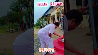 indian railway happy independence day 🎉❤️ hard wishes on 15th August 🎉🎉 #indiasindependence