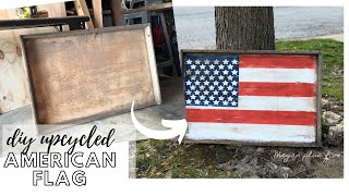 DIY OLD DRAWER MAKEOVER INTO AN AMERICAN FLAG
