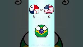 «USA Or Panama?» || [ CountryBalls ] || #countryballs #shorts