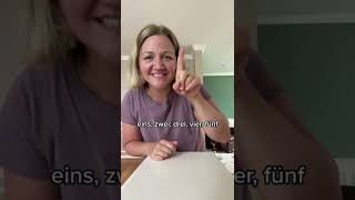 Counting Song in German #learngerman #germanonline #germancountingsong #germansong #germanforkids #