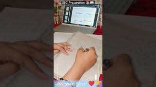 SSC Preparation 📚✏️#motivation #work #studywithmesscaspirants #viralshorts #trending