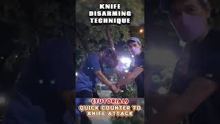 (TUTORIAL) KNIFE DISARMING TECHNIQUE PART 2 #knifedefense #selfdefense #philippines