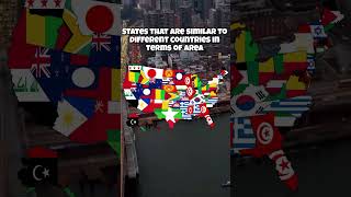 States that are similar to Different countries in terms of area #europe #history #geography #map