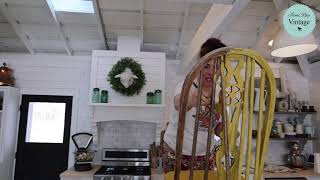 Antique Chair Repair and A Pantry Stool Makeover With JRV Stencils  Waste Not Wednesday