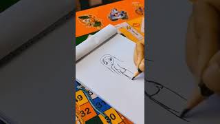 Girl drawing  😍😍 #youtubeshorts #drawing #viral