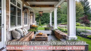 Transform Your Porch and Veranda with Inspiring Rustic and Vintage Decor