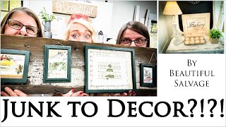 Junk to Decor?!?! A basket full of random items to home decor!