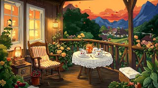 it's autumn in the 1950's with oldies playing in another room