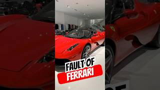 Fault of Ferrari | #ferrari #car #race #ai