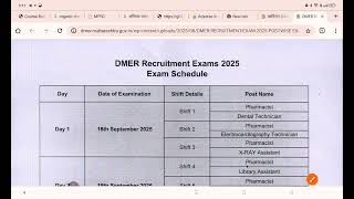 "DMER Pharmacist Exam 2025 – 15 Shifts Schedule Announced  | Book 15% OFF & Test Series 50% OFF 🎉"