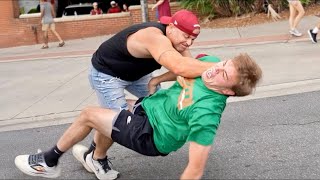 When Street Bullies get DESTROYED by Pro Fighter