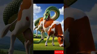 Cow vs Snake | Emotional 3D Animated Short Story #shorts