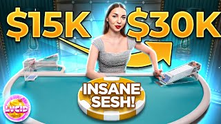 INSANE $15,000 DOUBLE UP CHALLENGE ON PRIVATE BLACKJACK!