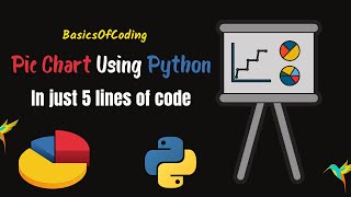 How to Draw Pie Chart in just 5 lines of code in Python.