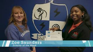 2025 CollegeBound Scholar of the Week - Zoe Saunders
