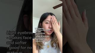 Girl fix your eyebrows #shorts #makeuptips #kpopmakeup