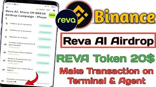 Binance Web3 Reva Booster Campaign | Reveel Booster Campaign Phase 1 | Reva AI 5M $REVA Airdrop