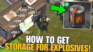HOW TO GET STORAGE FOR EXPLOSIVES FOR BEGINNERS EASILY! - Last Day on Earth: Survival
