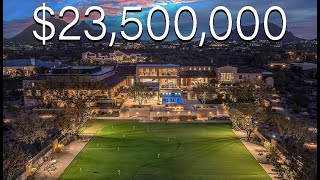 Touring a $23.5M MEGA MANSION with Basketball Court and $400K Sneaker Room