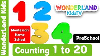 How To Learn Numbers | Toddler Number Spelling From 1 to 20 | #counting #numbers #toddlerlearning