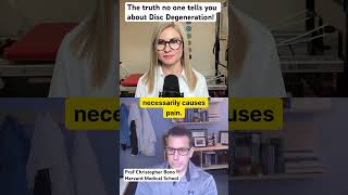 Disc Degeneration & Back Pain: What You Need to Know | Prof. Christopher Bono Harvard Medical School