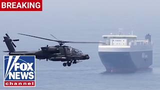 BREAKING: US forces BLOW UP six IRGC boats in Strait of Hormuz