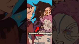 UpperMoon Meeting(Parody)||#shorts #akaza #kokushibo #douma #muzan #animeinhindi