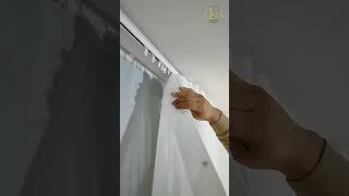Simple curtains designed by haya home decor #Hayahomedecor #CurtainStyles #PlainCurtains