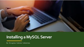 Installing a MySQL Server - Doxabits Learning