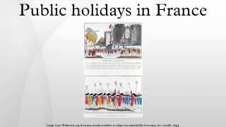 Public holidays in France