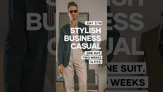 How to Style Suit Trousers for business casual - DAY 2/14 - 1 Suit 2 Week Challenge