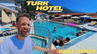Turk Hotel Ölüdeniz 2025 – Full Tour & Food Prices 🌴🇹🇷