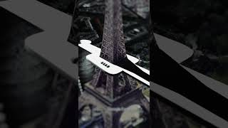 A parking garage on the top of the Eiffel Tower