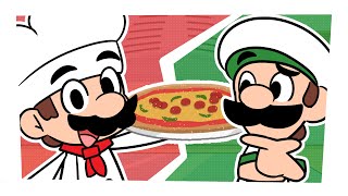 Mario Bros. views. Pizza