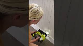 DIY Hack for cutting around outlets in beadboard or paneling! #diy