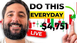 Opening Range Liquidity Strategy | Train Your Mind To Enter Where They Stop Out | $4.7K LIVE TRADING