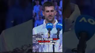 Novak Djokovic WISE Words Of WISDOM On DREAMS #luxuryenlightened