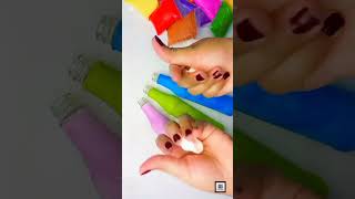recycling diy #diy #clay #recycledart #craft #creativeclayideas #viralvideo #bottleart #homedecor