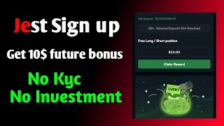 10$ future Bonus Free No kyc no investment Instant claim| New Crypto loot | Instant payment loot.