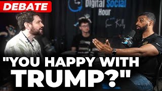 Destiny Confronts Myron On Trump And Elon, Gets Surprising Answer...